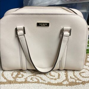 Kate Spade Cream Satchel Bag